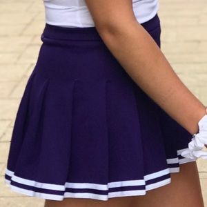 Purple cheer skirt